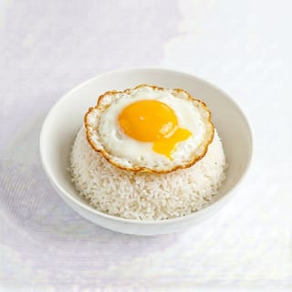 Kids Jasmine Rice with One Fried Egg