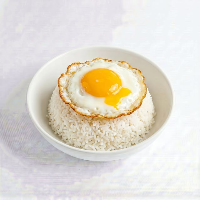 Kids Jasmine Rice with One Fried Egg.