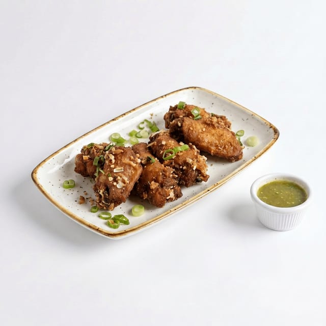 House Garlic Wings.